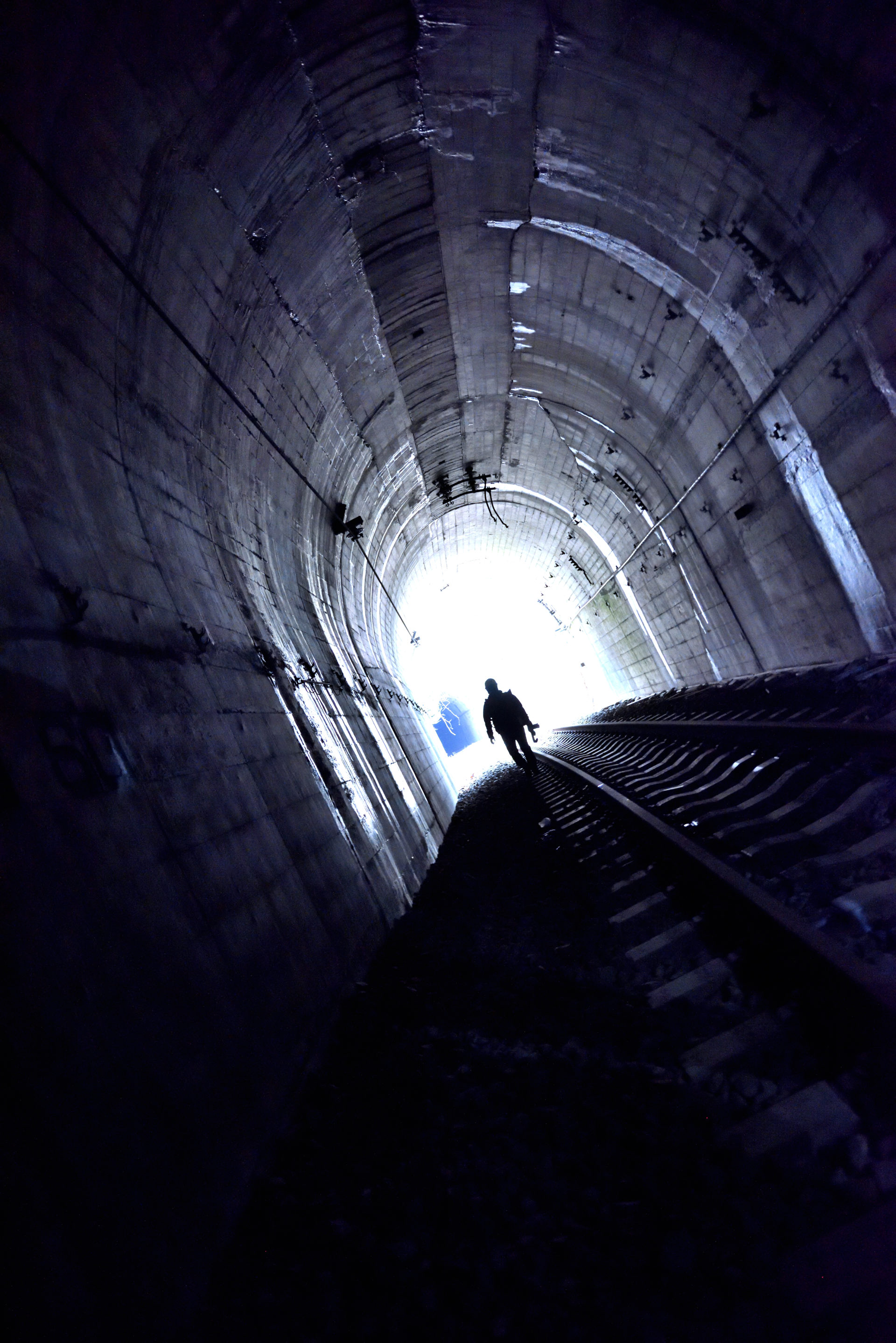 8月3日 信越本線下り線踏破 横川 アプトの道 峠の湯 下り線 18号トンネル 廃線ウォーク